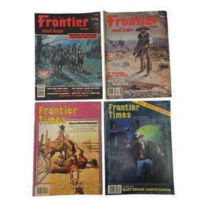 Frontier Times 4 Magazine Lot Sept 1978 Mar 1981 Feb April 1985 Editions Western